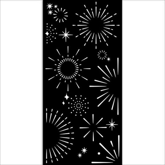 Stamperia- Thick Stencil 12 X 25cm- Oh La La Stars