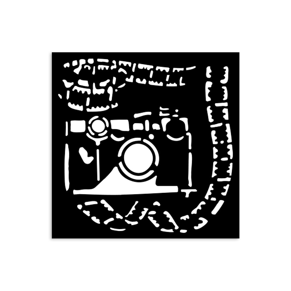 Stamperia- Thick Stencil 12 X 12cm- Art of Travelling Photography