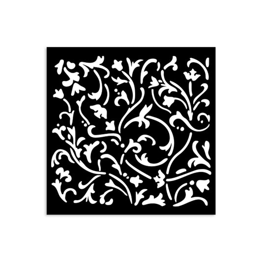 Stamperia- Thick Stencil 12 X 12cm- Masquerade ornaments