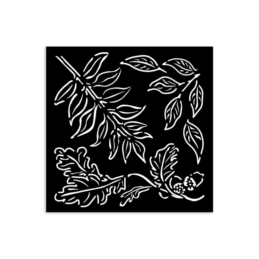 Pre Order Stamperia- Thick Stencil 12 X 12cm- Acorns