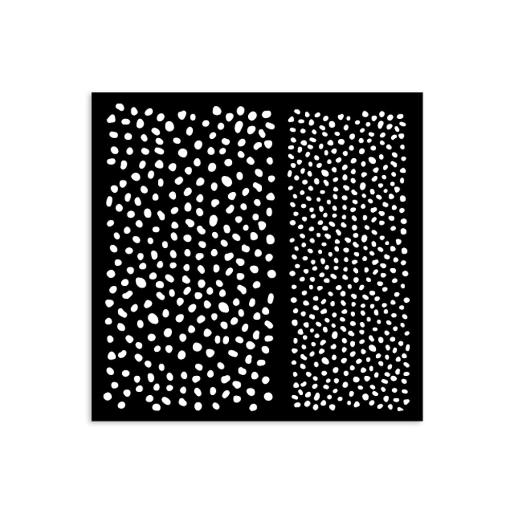 Pre Order Stamperia- Thick Stencil 12 X 12cm- Dots Pattern