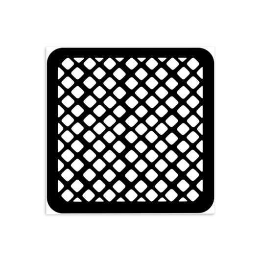 Stamperia- Thick Stencil 12 X 12cm- Candy Christmas Waffle Pattern