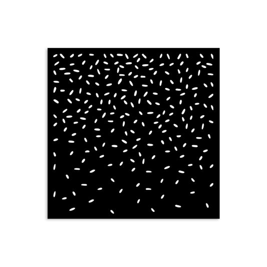 Stamperia- Thick Stencil 12 X 12cm- Candy Christmas Dripping with sugar sparkling