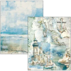 CIAO BELLA - Mixed Media Book - Edge of the Ocean