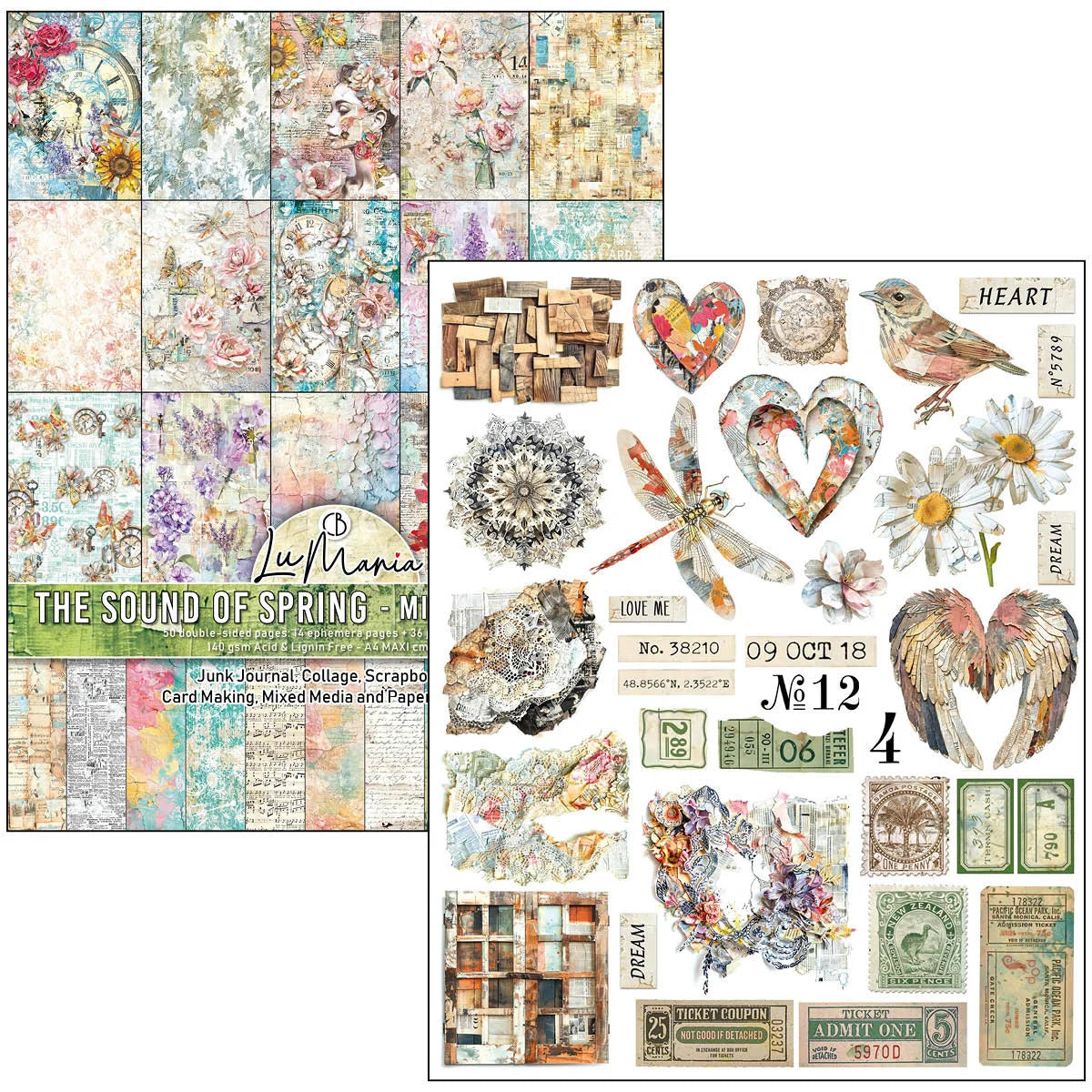 CIAO BELLA - Mixed Media Book - The sound of spring