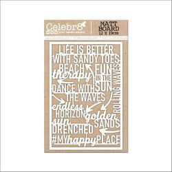 CELEBR8 - CHIPBOARD - Ocean Breeze Titles