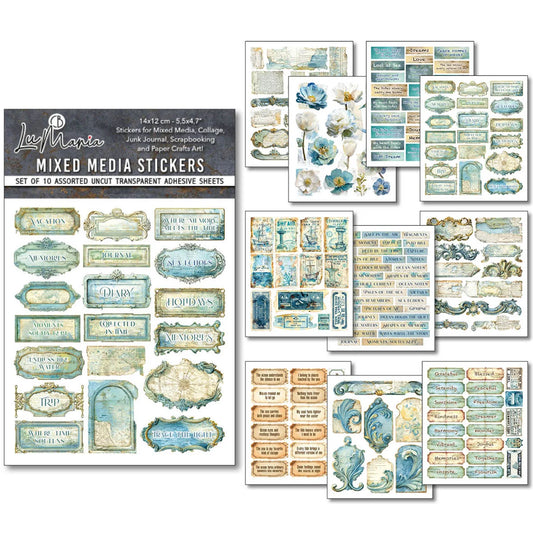 CIAO BELLA  - Mixed Media Stickers - Edge of the Ocean