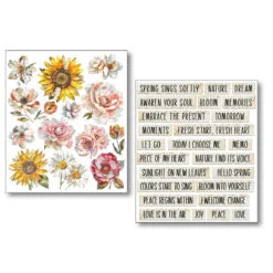 CIAO BELLA  - Mixed Media Stickers  – Sound of Spring Pack of 10
