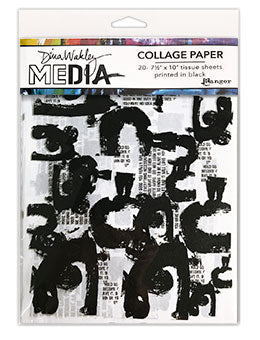 Dina Wakley - Collage Paper - Painted Marks