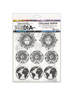 Dina Wakley - Collage Paper - Antiquities