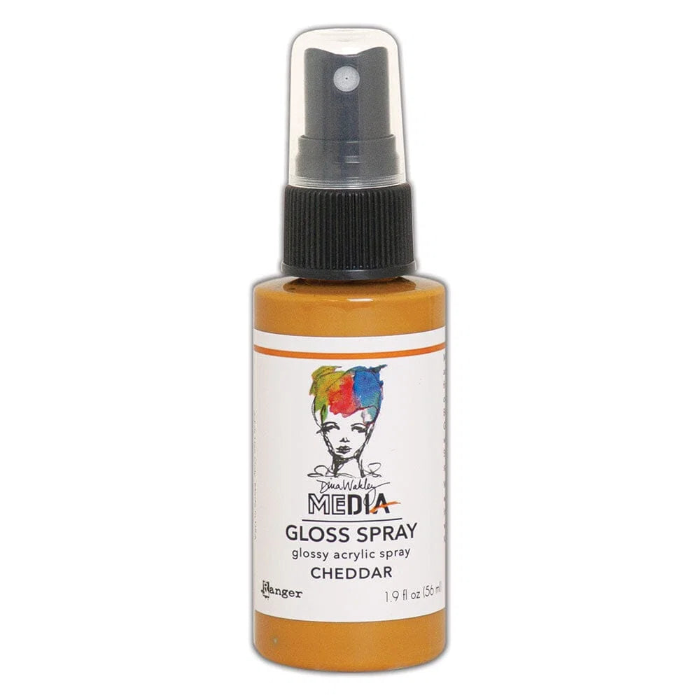 Dina Wakley - Gloss Sprays Cheddar