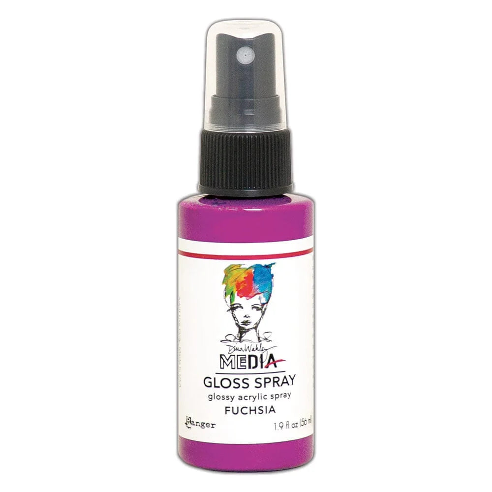 Dina Wakley - Gloss Sprays Fuchsia