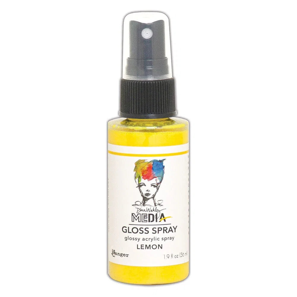 Dina Wakley - Gloss Sprays Lemon