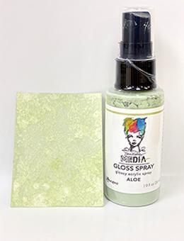 Dina Wakley - Gloss Sprays Aloe