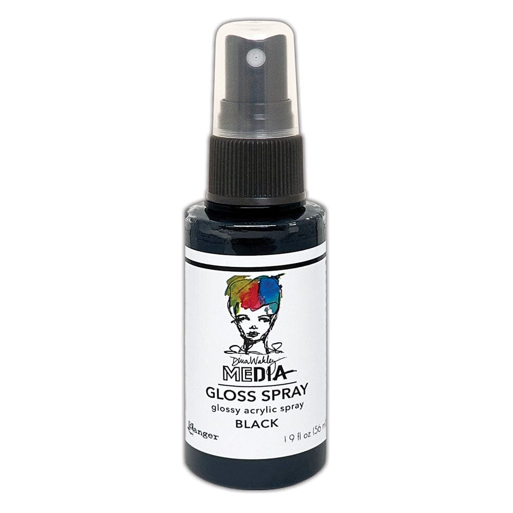 Dina Wakley - Gloss Sprays Black