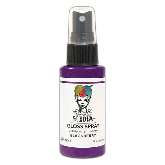 Dina Wakley - Gloss Sprays Blackberry