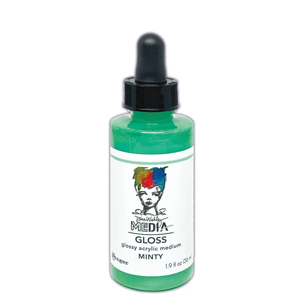 Dina Wakley - Gloss acrylic medium - Minty