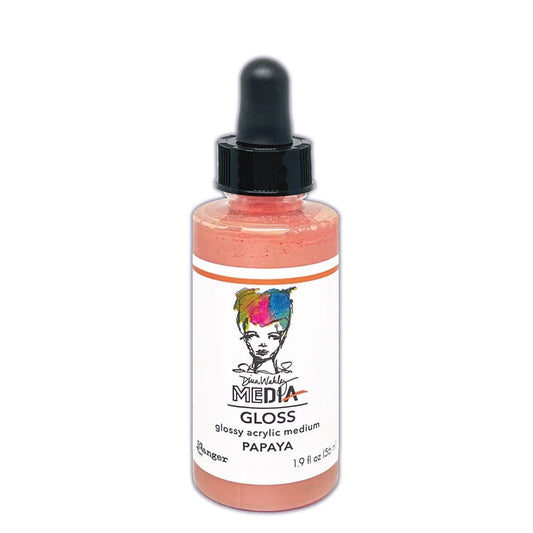 Dina Wakley - Gloss acrylic medium - Papaya