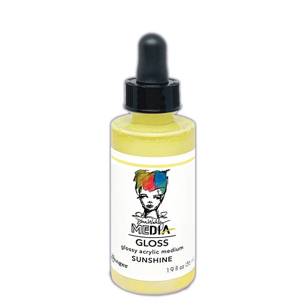 Dina Wakley - Gloss acrylic medium - Sunshine