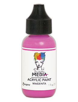 Dina Wakley - Acrylic Paint - Magenta