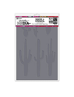 Dina Wakley - Stencil - Cactus Mask