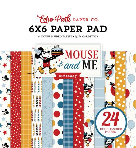 Mouse and Me Birthday - 6x6 Paper Pad