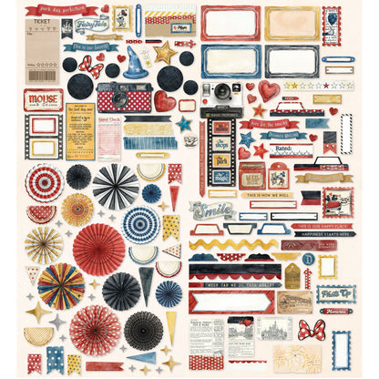 49 and Market - Die-Cut Elements - 159 pieces - Mouse & co