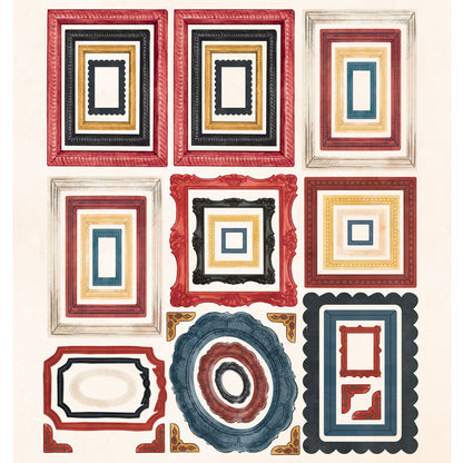 49 and Market - Die-Cut Frames - 41 pieces - Mouse & co