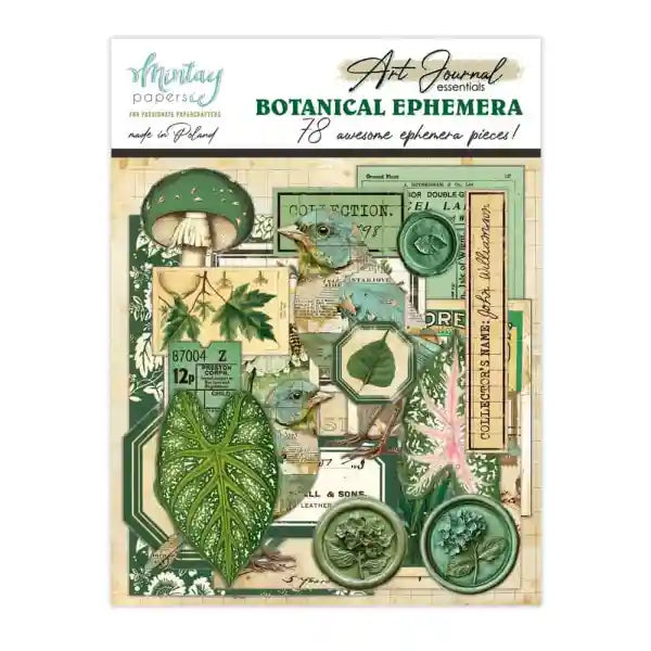 Mintay - Art Journal Essentials -Botanical Ephemera