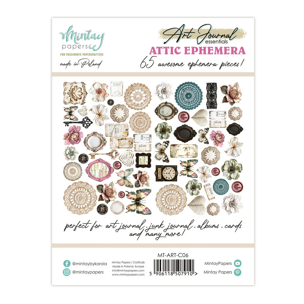 Mintay - Art Journal Essentials -Attic Ephemera