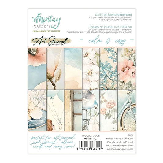 Mintay - Art Journal Essentials - 6 x 8 Paper Pad - Calm & Cozy