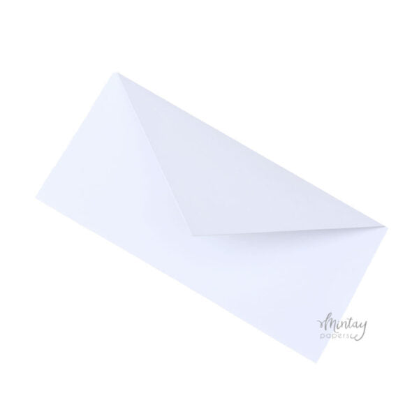 Mintay Basic - Envelope Card Base White 5pcs, Card size 10cm x 21cm