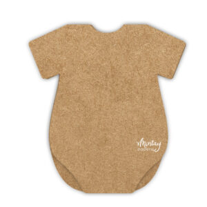 Pre Order - Mintay Basic - Baby jumpsuit Basic card range 30 - Kraft Base