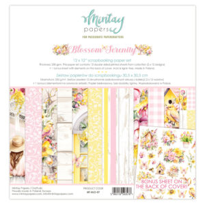 Pre Order - Mintay  - 12 x 12 Paper Pad - Blossom Serenity