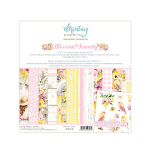 Pre Order - Mintay  - 8 X 8  Paper Pad - Blossom Serenity