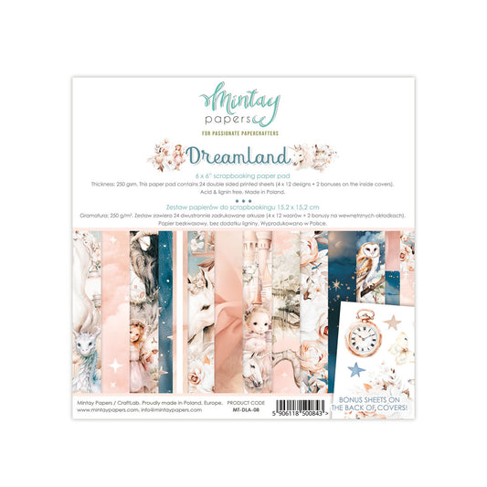PRE ORDER -  Mintay  - 6 X 6  Paper Pad - Dreamland