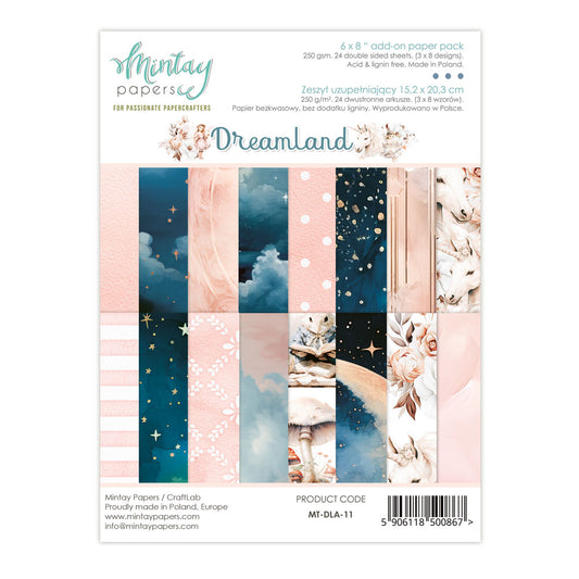 PRE ORDER - Mintay - 6 x 8 add on Paper Pack - Dreamland