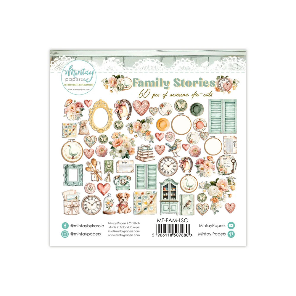 Mintay  - Paper Die Cuts - Family Stories