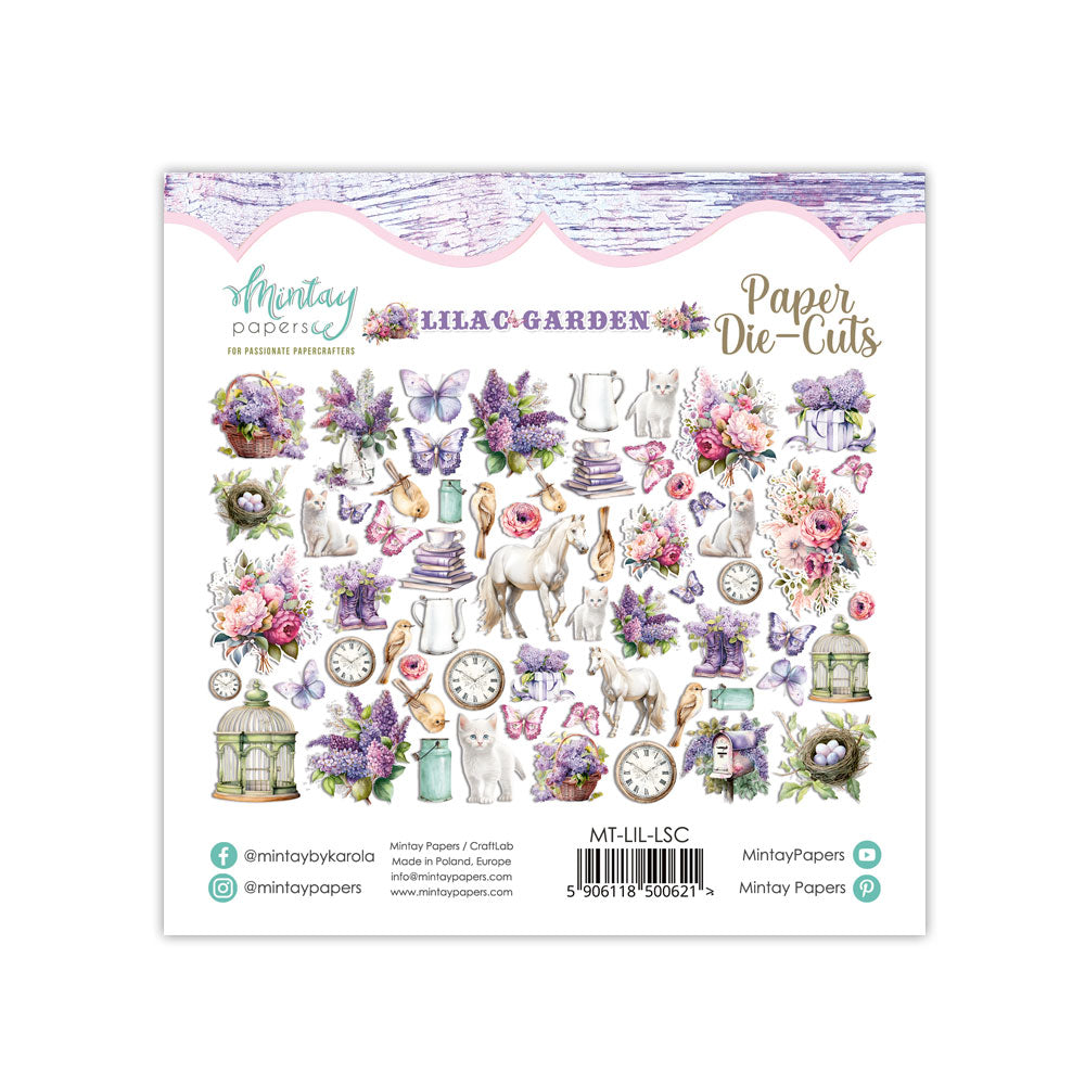 Mintay  - Paper Die Cuts - Lilac Garden