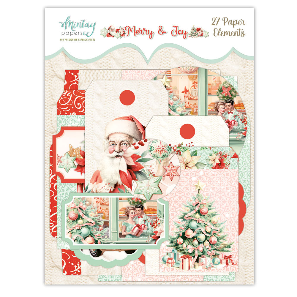 Mintay  - Merry & Joy - Paper Elements