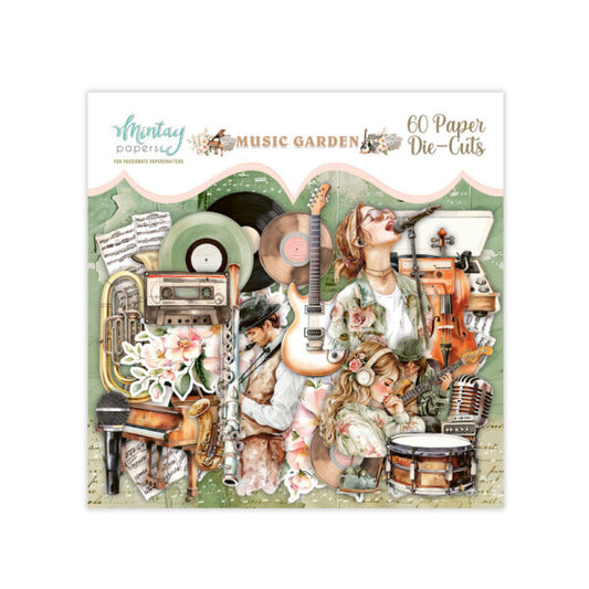 Mintay  - Paper Die Cuts - Music Garden