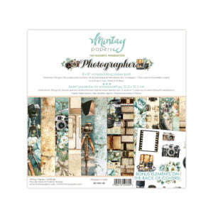 Pre Order - Mintay  - 8 X 8  Paper Pad - Photographer