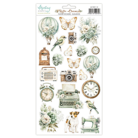 PRE ORDER - Mintay - Paper Stickers - Elements - Rustic Charms