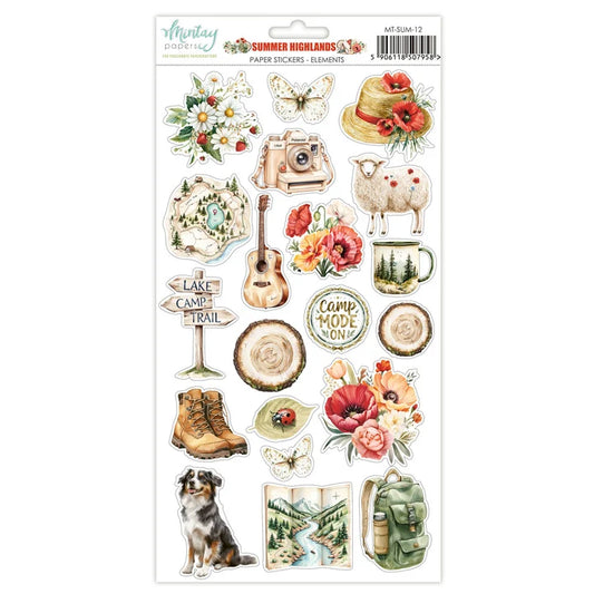 Mintay - Paper Stickers - Elements - Summer Highlands