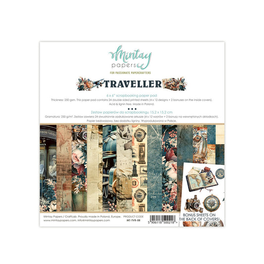 Mintay  - 6 X 6  Paper Pad - Traveller