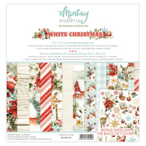 Mintay  - 12 x 12 Paper Pad - White Christmas