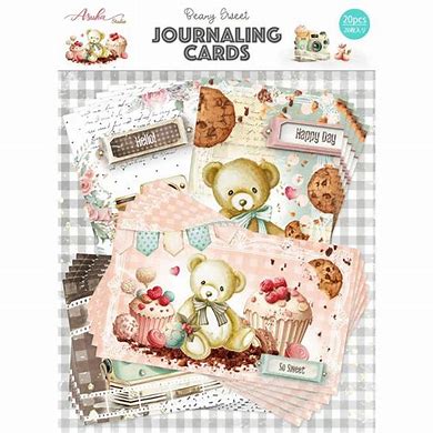 Asuka Studio - Beary Sweet - Journaling Cards