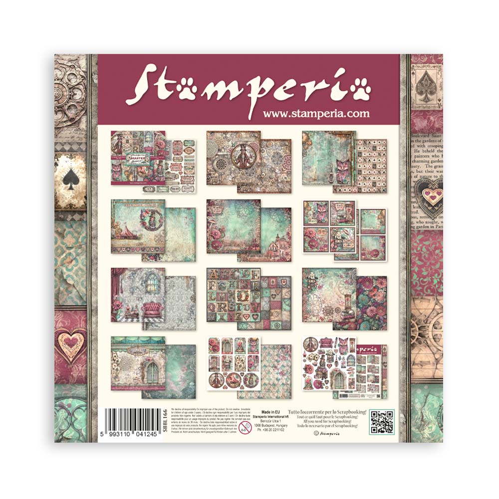 Pre Order - Stamperia -  (12”X12”) Master of Magic -  Paper pad