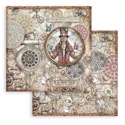 Stamperia -  (12”X12”) Master of Magic -  Paper pad