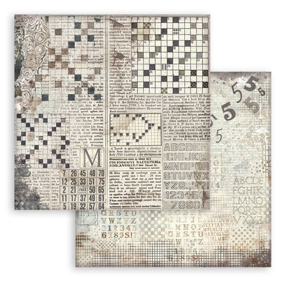 Stamperia - (12”X12”)  Backgrounds- Paper pad - Furry Friends